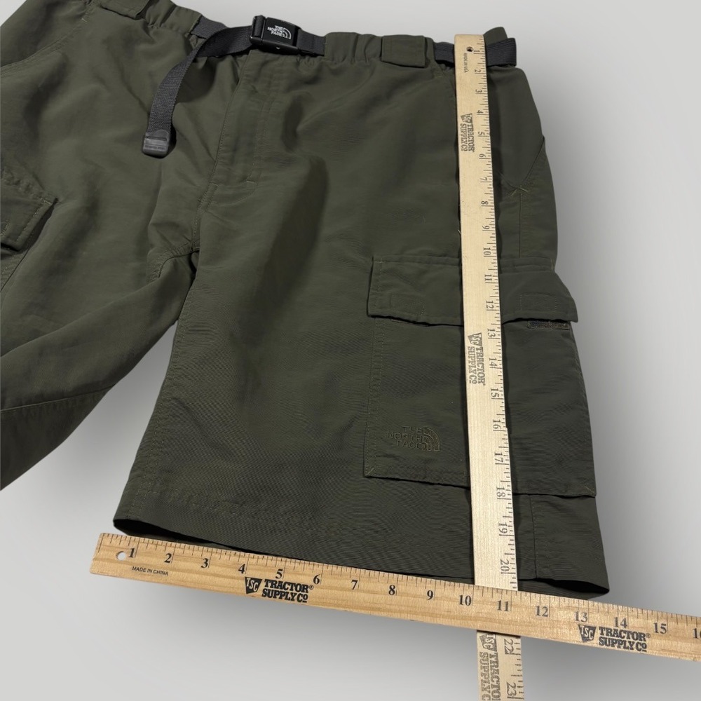 The North Face Mens XL Green Nylon Belted Cargo Hiking Shorts RN61661 - Picture 5 of 11